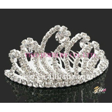 Tiara nuptiale en strass